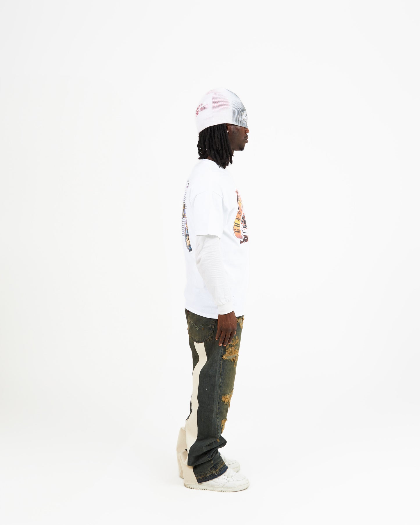 1of1 Oil Wash Distressed Arch Denim