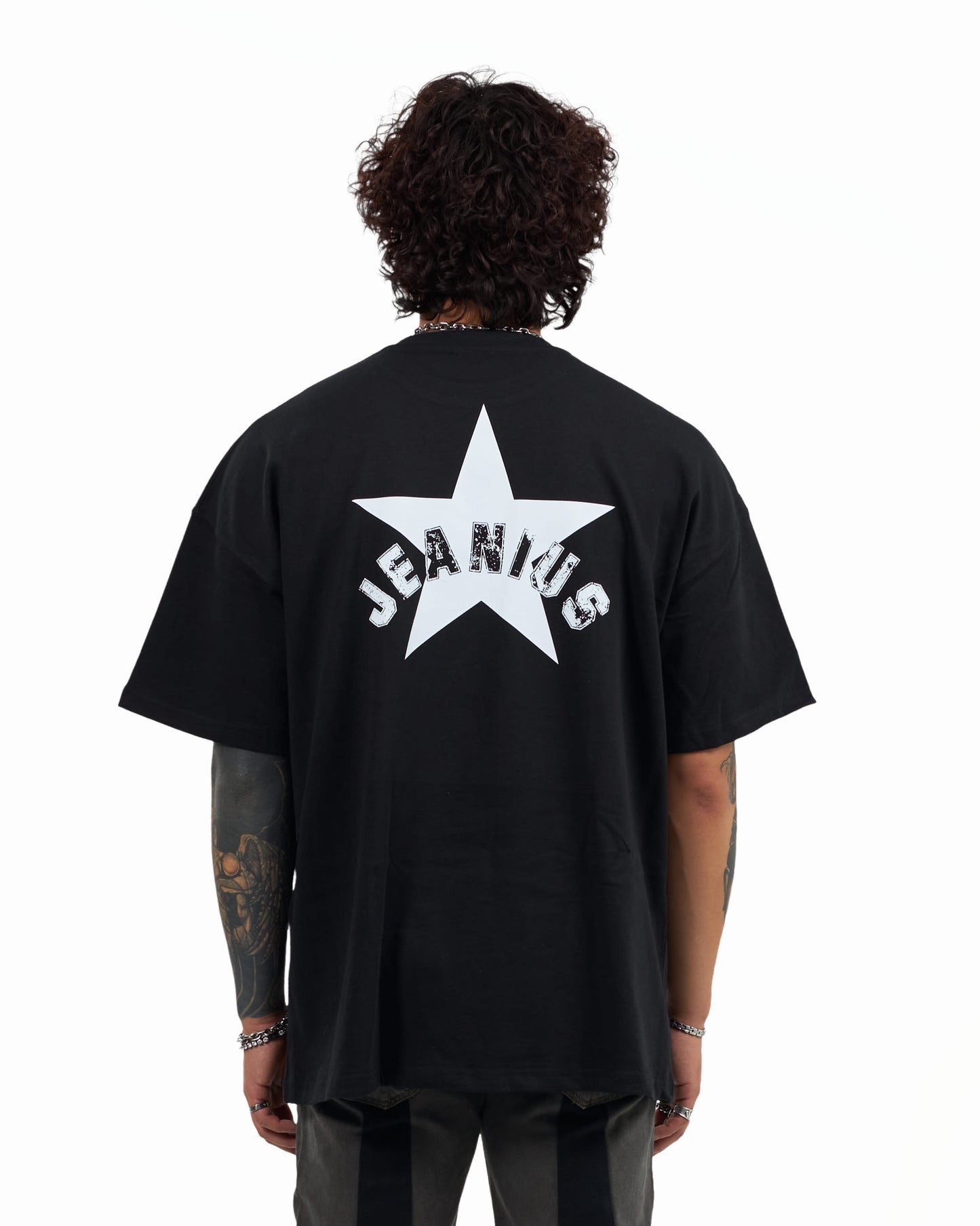 STAR T SHIRT - BLACK/WHITE