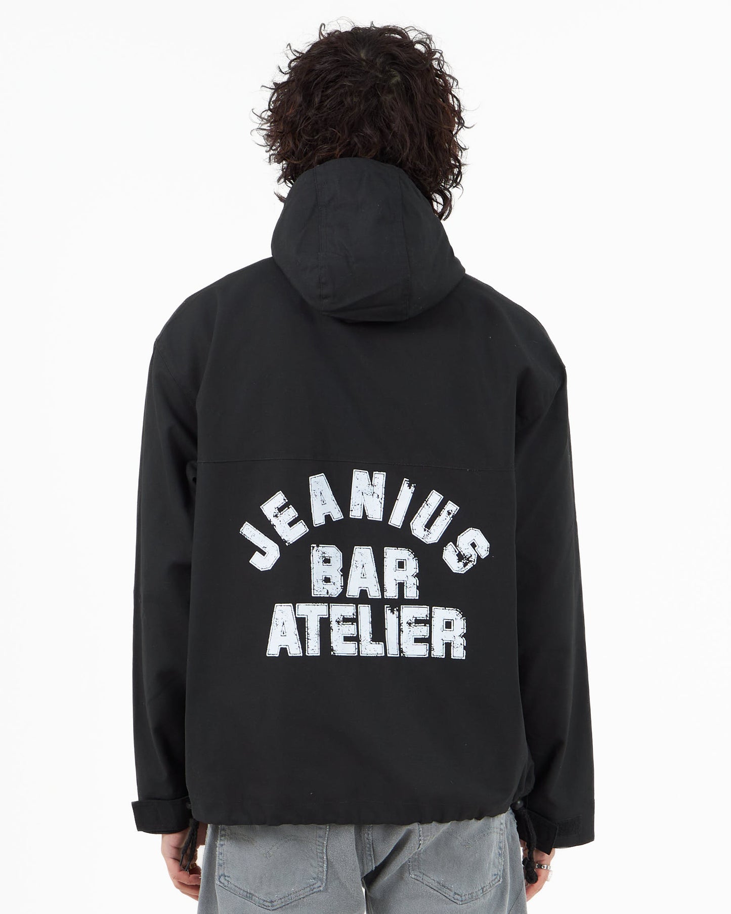 VARSITY ANORAK BLACK