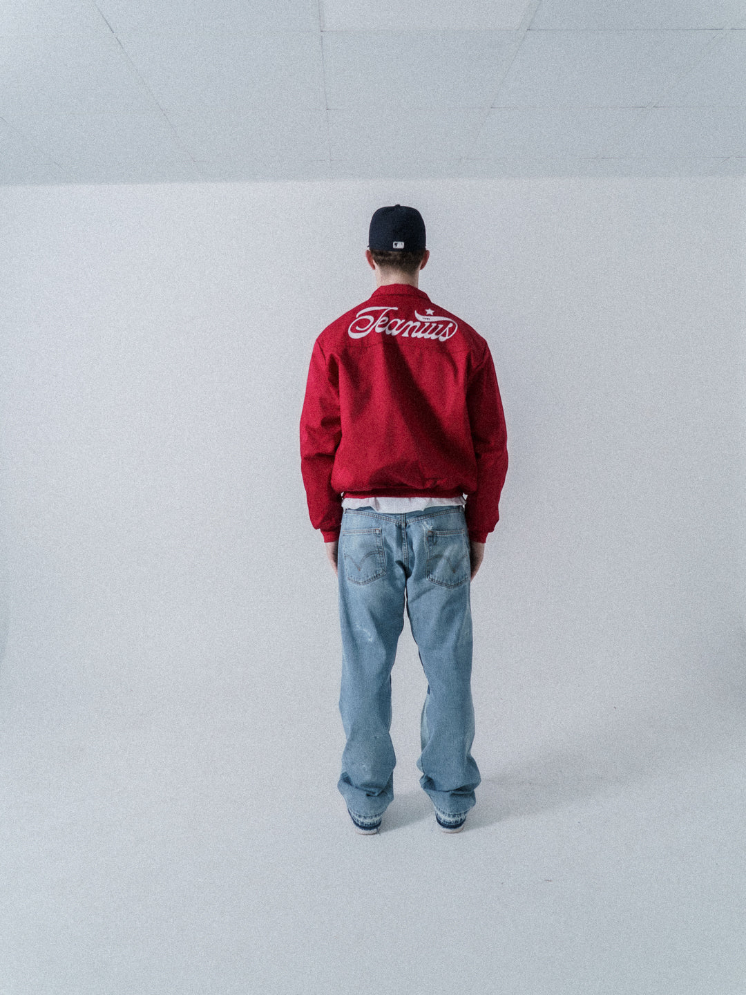 Varsity Harrington Jacket Red