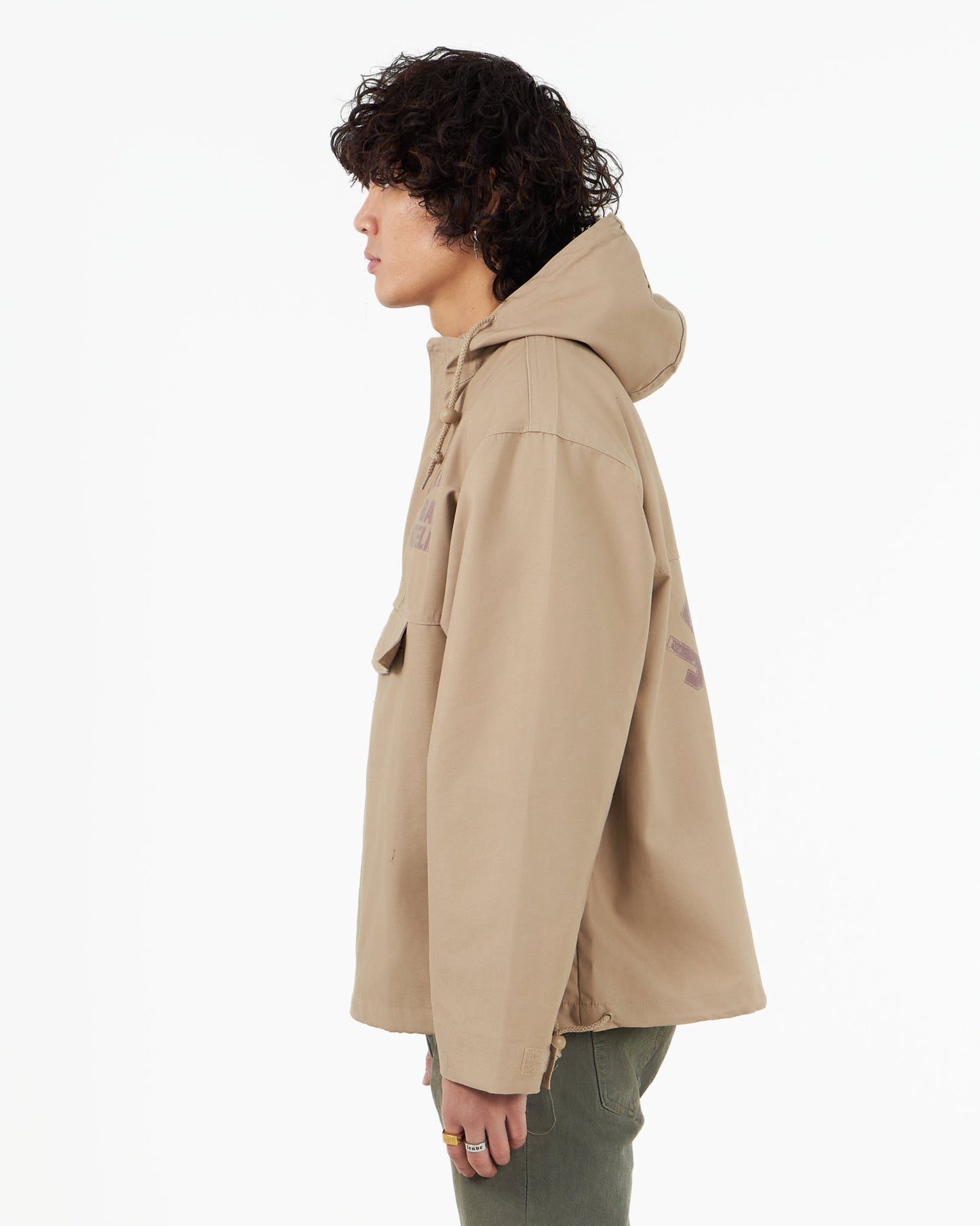 VARSITY ANORAK TAN