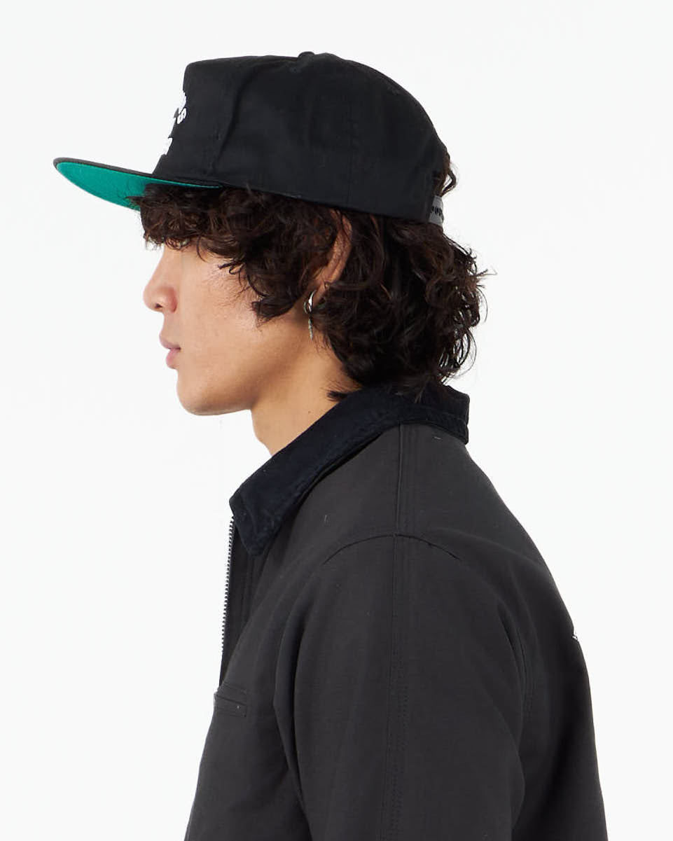 VARSITY BASEBALL CAP BLACK