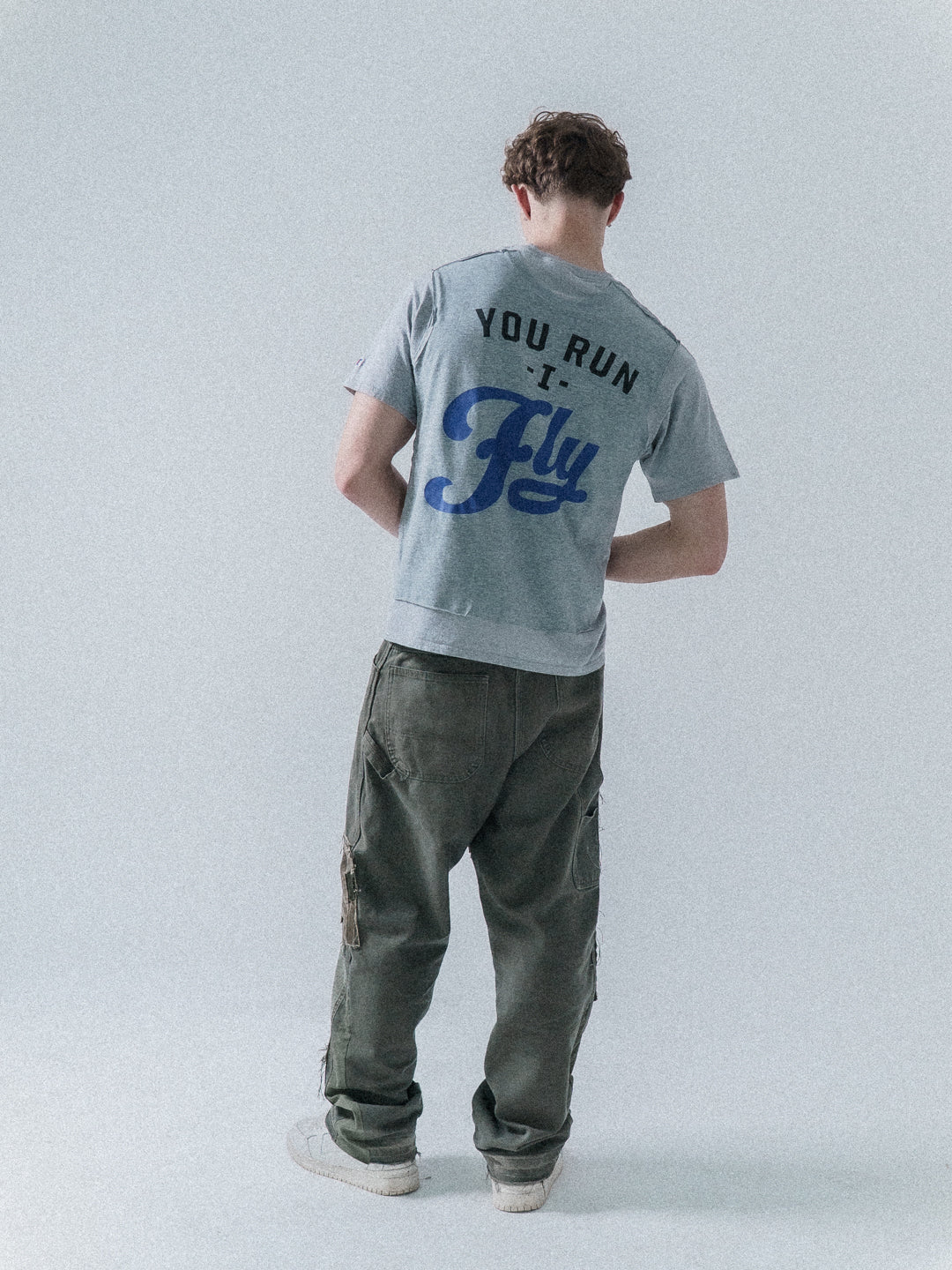 1of1 Patchwork T Shirt You Run I Fly