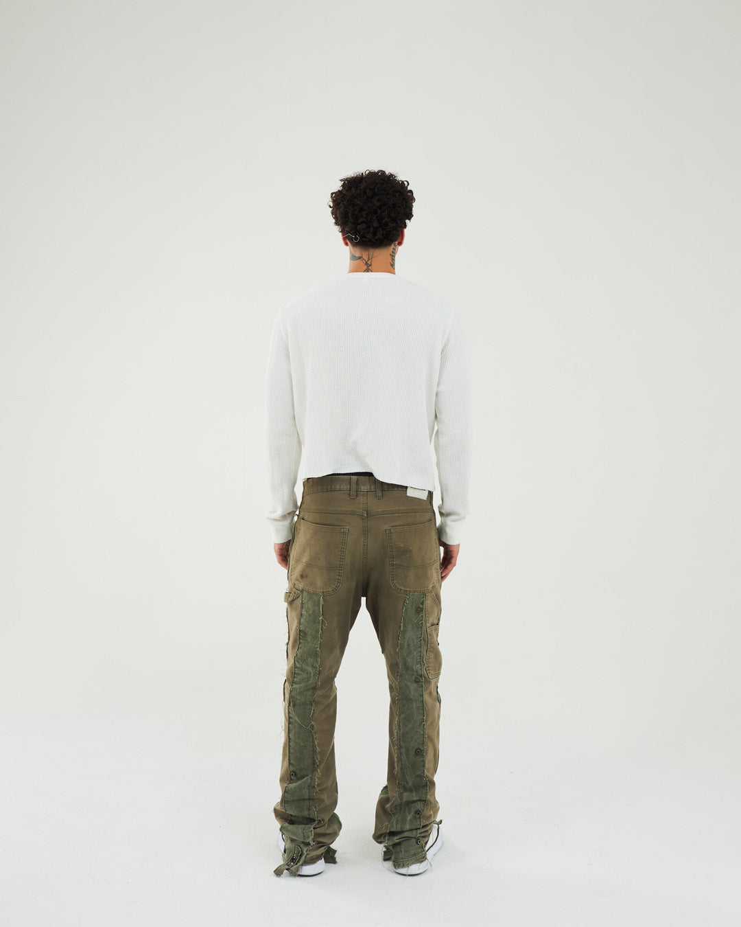 Military Strip Denim