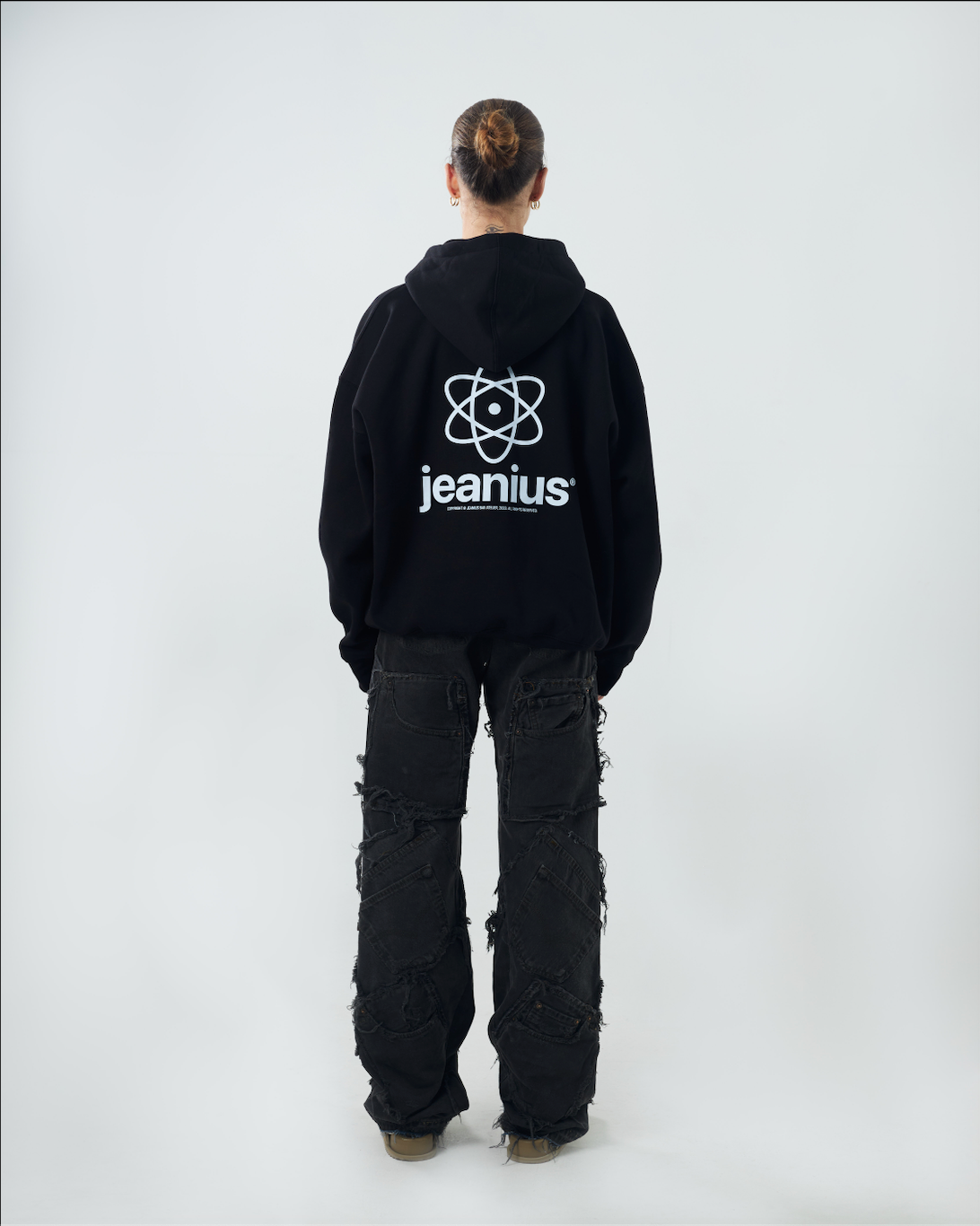 Charcoal Patchwork Denim