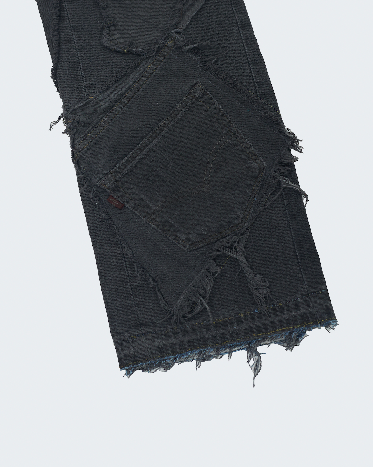 Charcoal Patchwork Denim