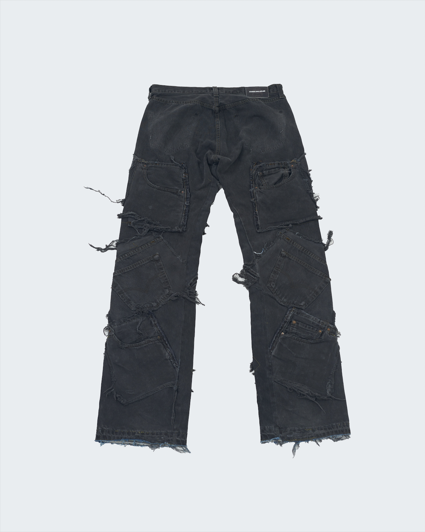 Charcoal Patchwork Denim