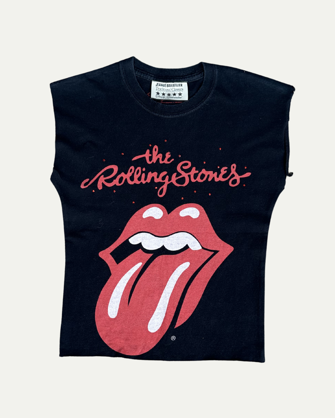1 OF 1 ROLLING STONES RHINESTONE TONGUE TEE-thumbmail-1
