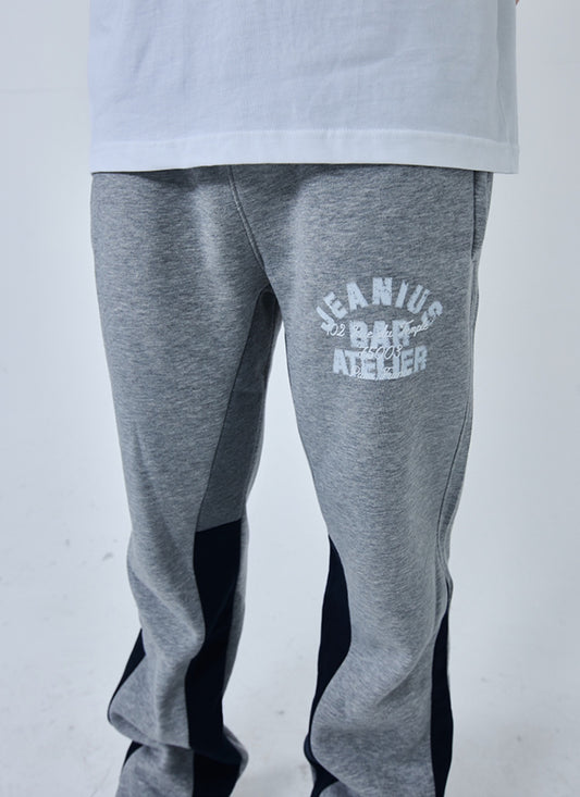 JEANIUS X MEET UP PARIS FLARE JOGGER GREY