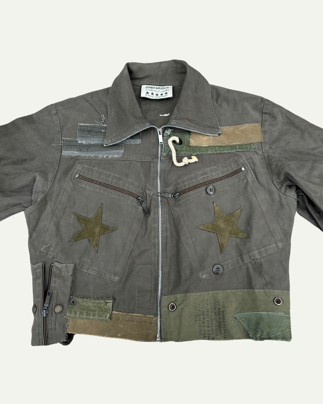 MILITIA PATCHWORK CROPPED JACKET - 004-thumbmail-2