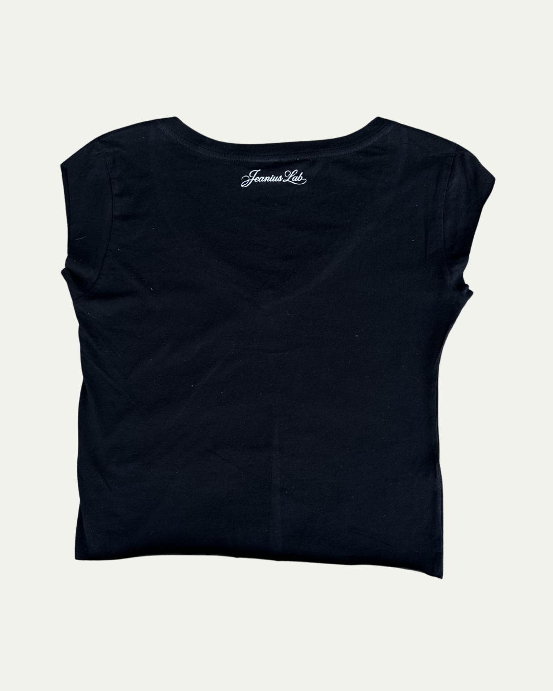 1 OF 1 ROLLING STONES RHINESTONE TEE BLACK