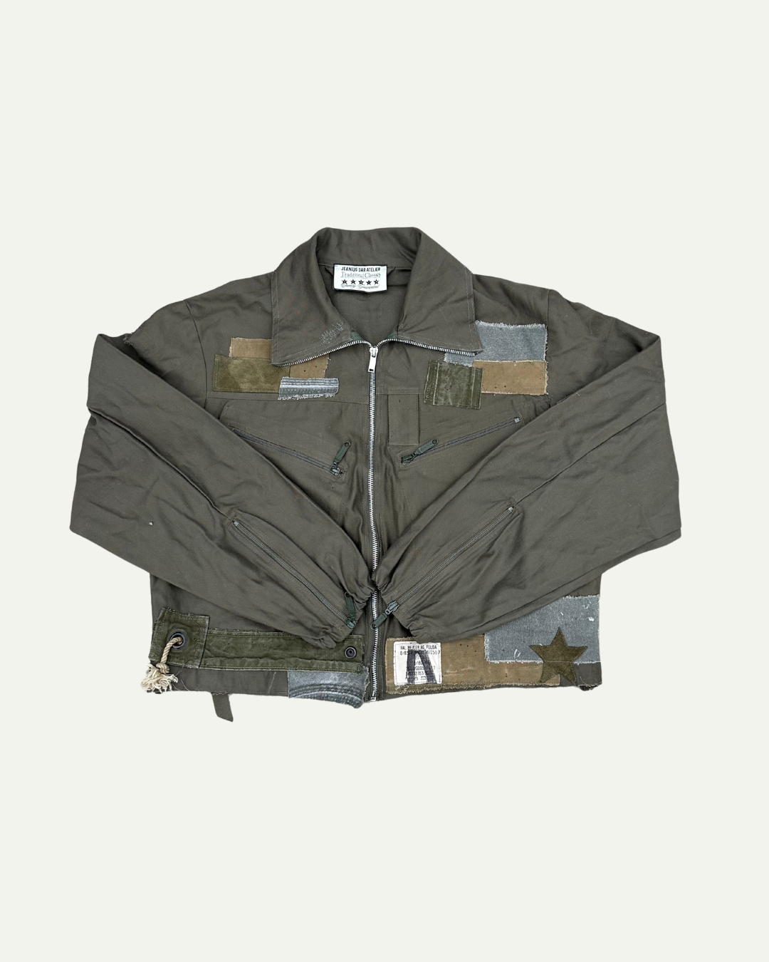 MILITIA PATCHWORK CROPPED JACKET - 003-thumbmail-1