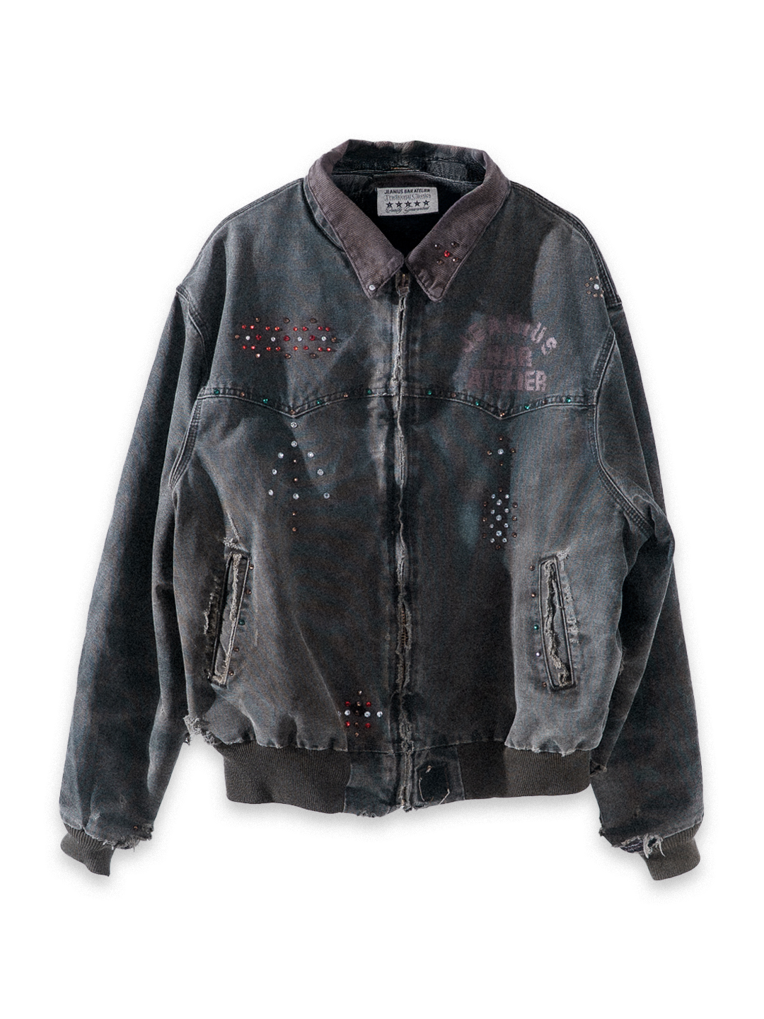 1of1 Khaki Rhinestone Work Jacket