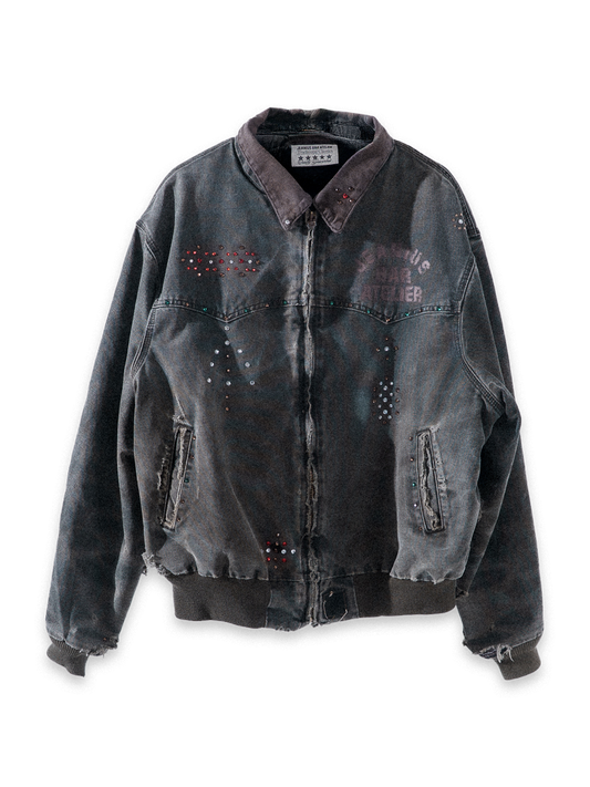 1of1 Khaki Rhinestone Work Jacket