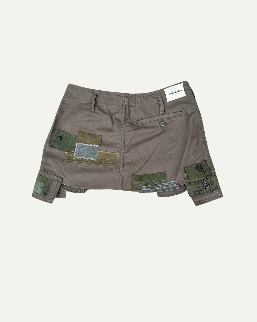 MILITIA PATCHWORK MINI SKIRT 005 - W30-thumbmail-3