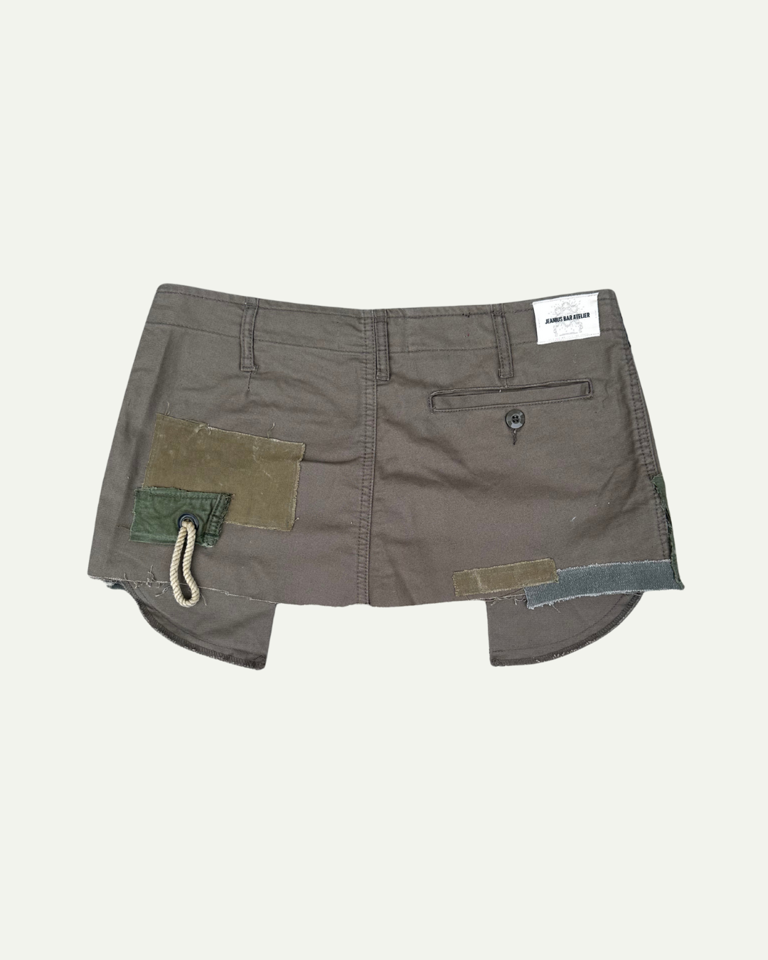 MILITIA PATCHWORK MINI SKIRT 008 - W34-thumbmail-2