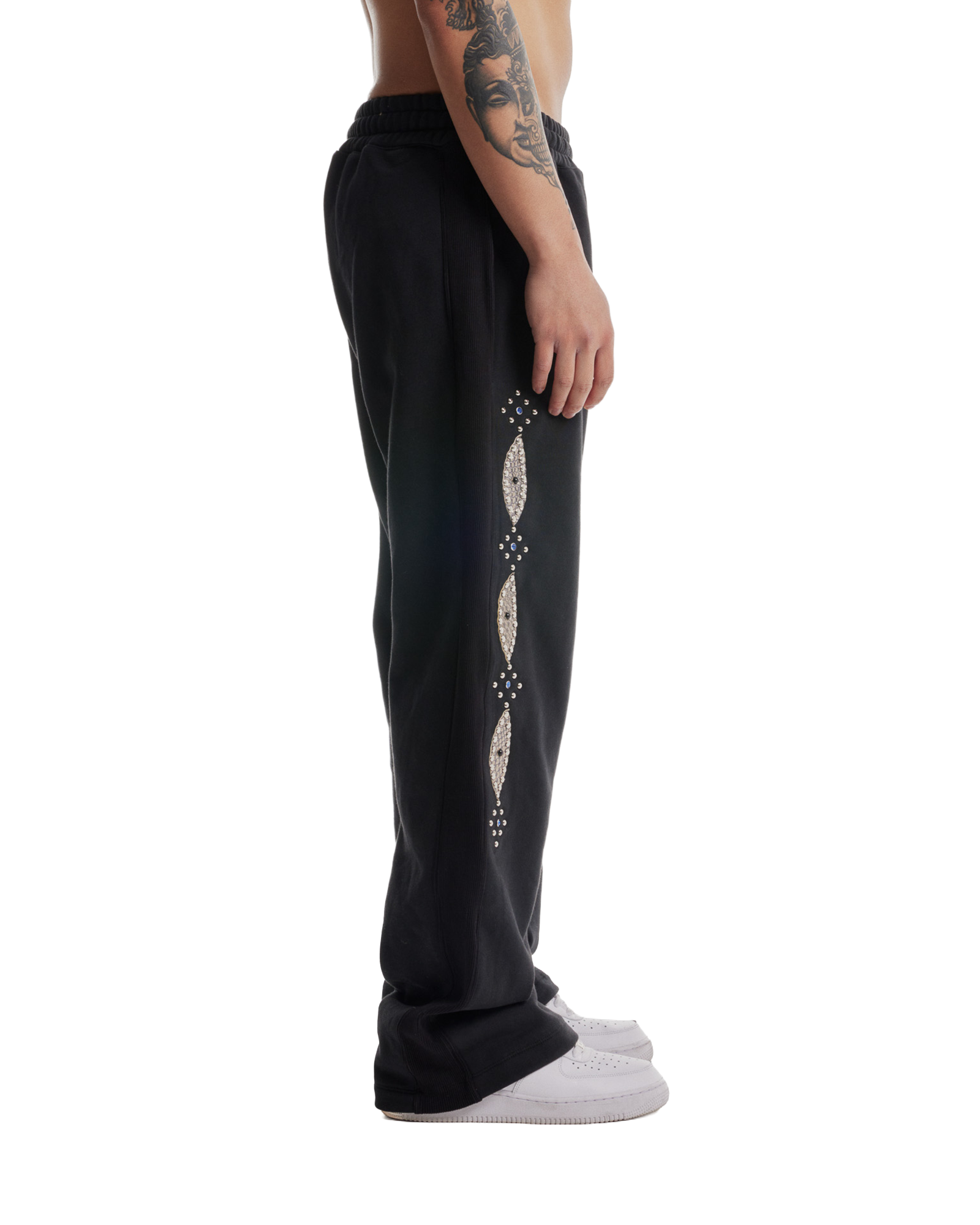 Western Stud Jogger Black