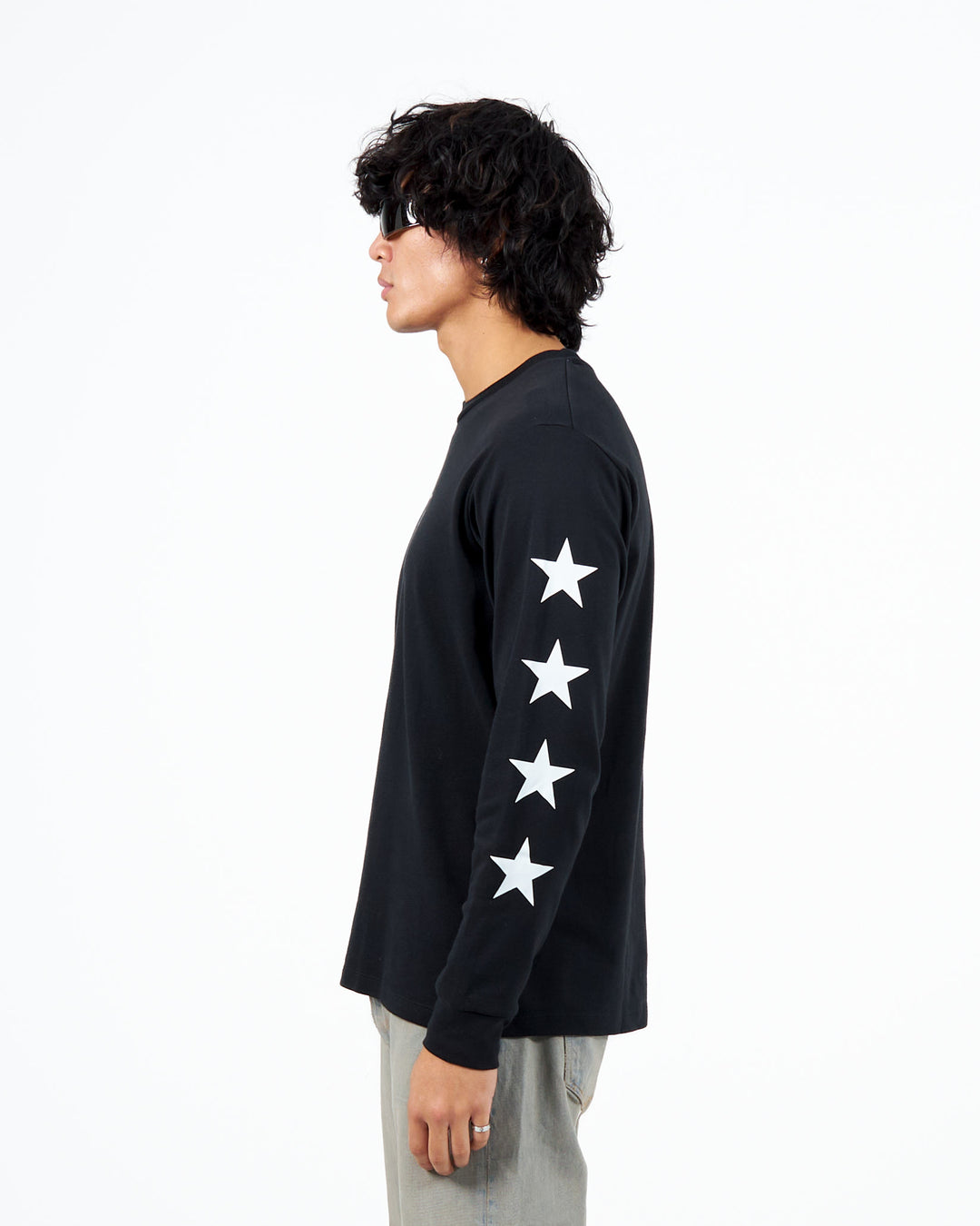 Star Crest Longsleeve Black