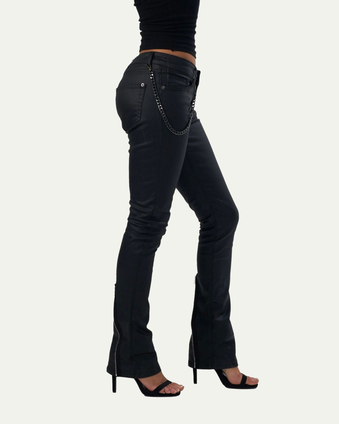 WAXED TRAMP STAMP BIKER PANT-thumbmail-6