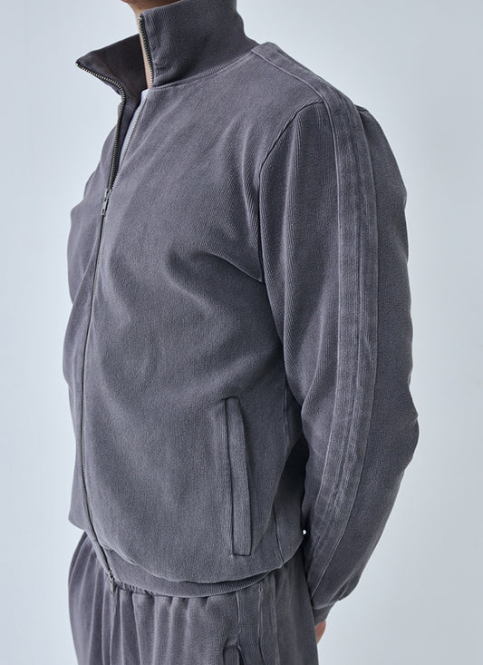 Ottoman Track Jacket - Concrete Grey