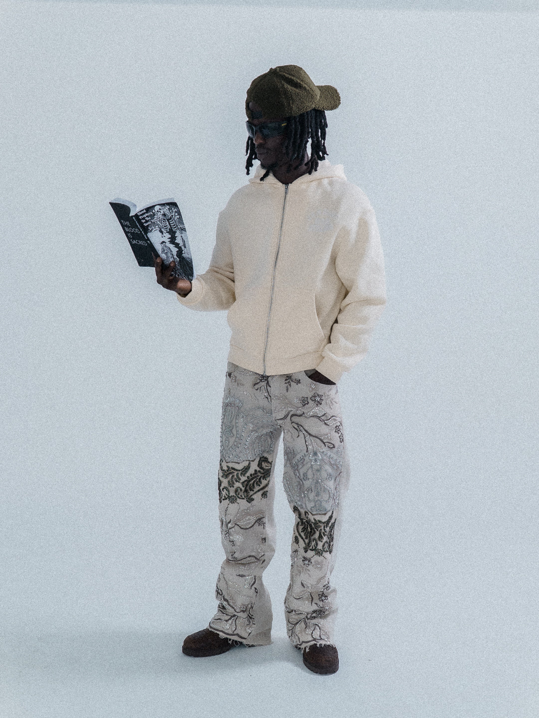 1of1 Stone Beaded Denim