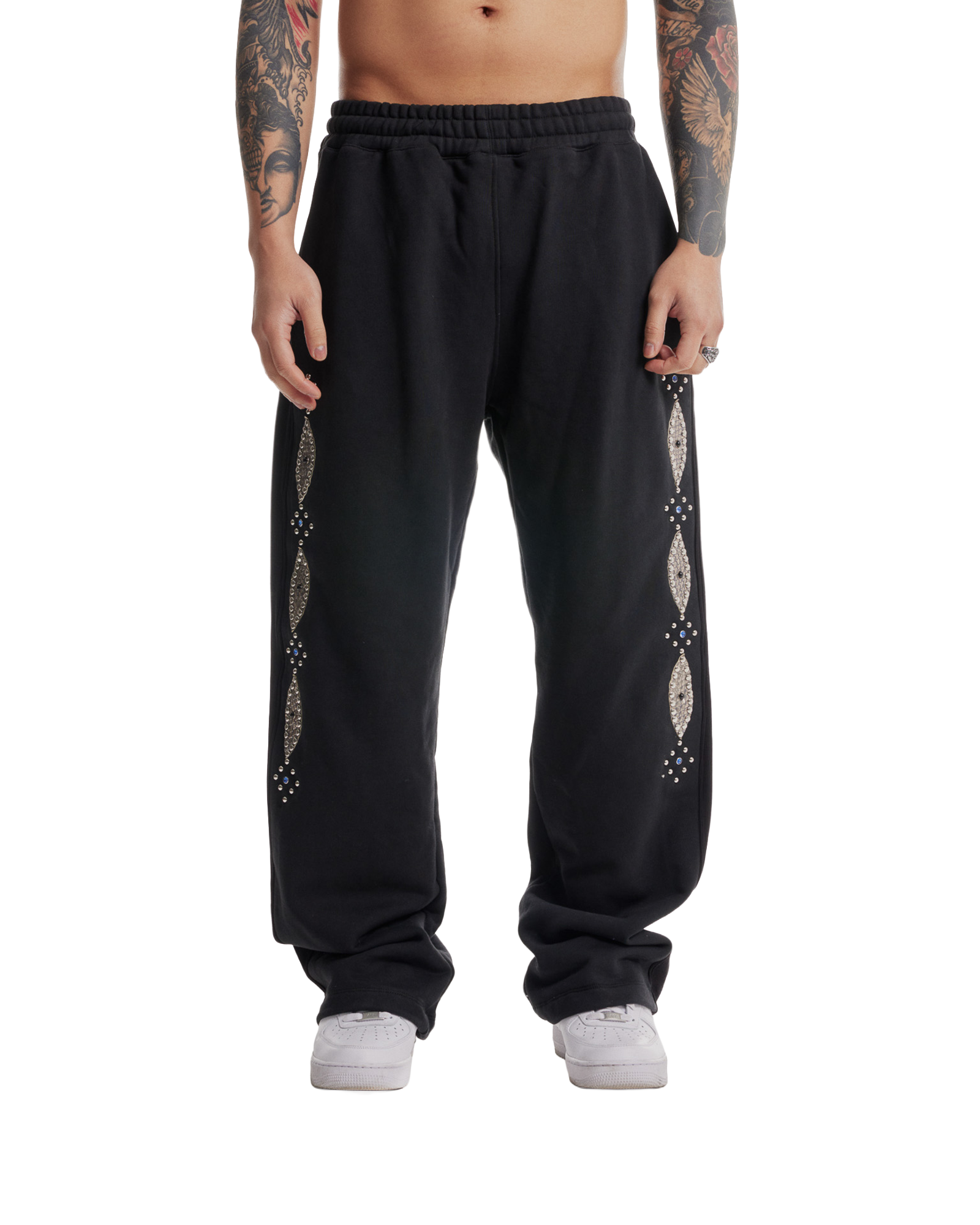 Western Stud Jogger Black