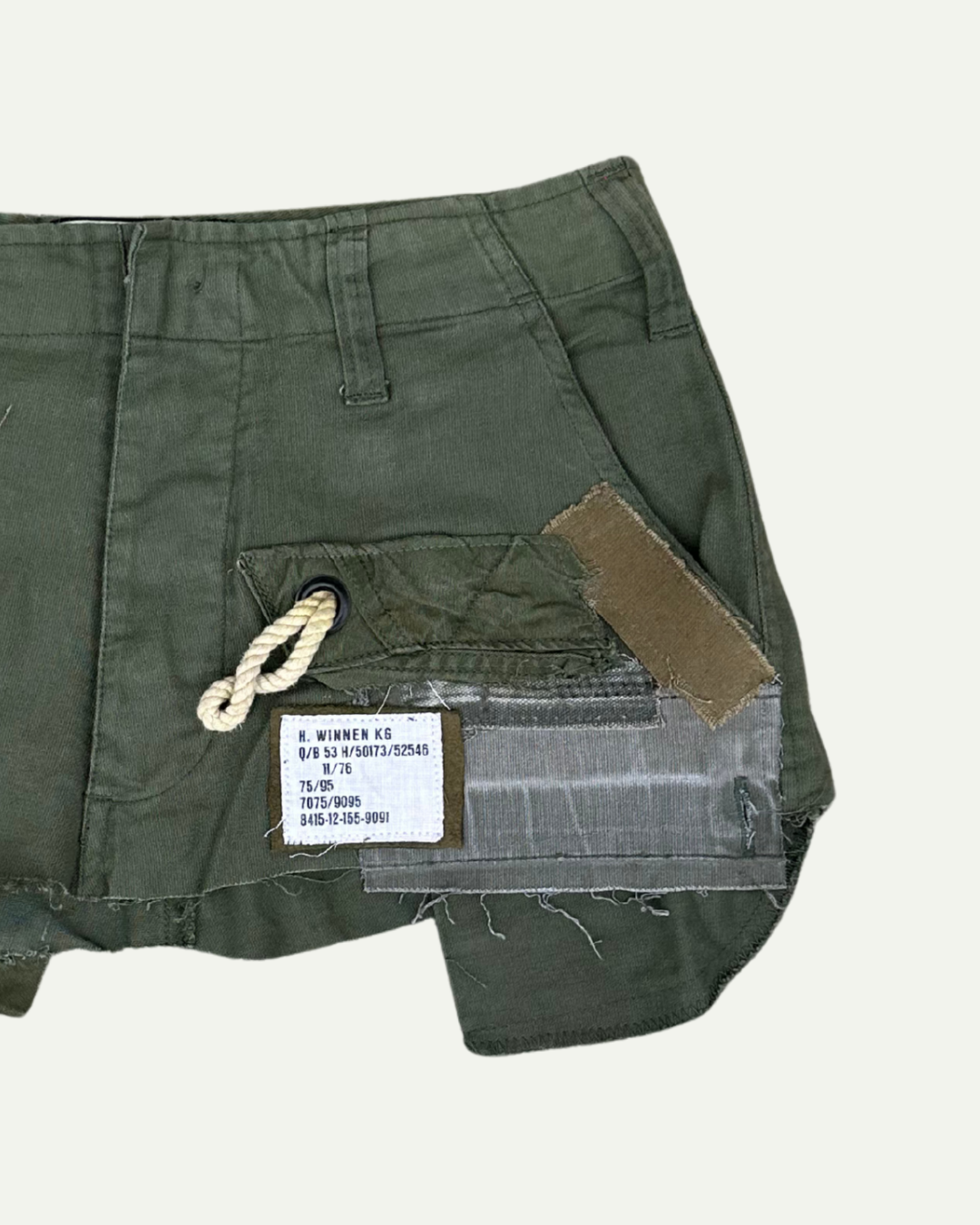 MILITIA PATCHWORK MINI SKIRT 002 - W29-thumbmail-2