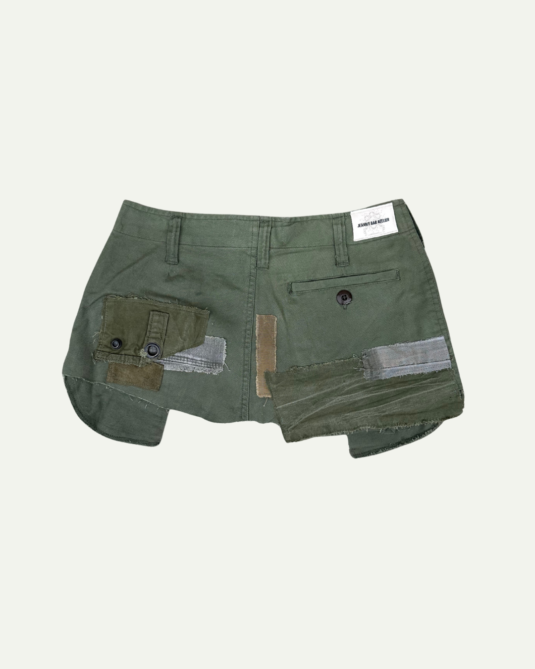 MILITIA PATCHWORK MINI SKIRT 002 - W29-thumbmail-3