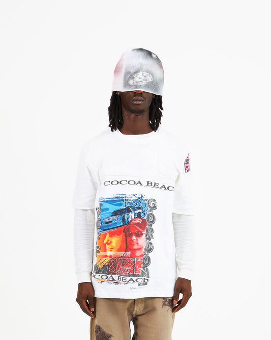 1of1 Patchwork T Shirt Racer White