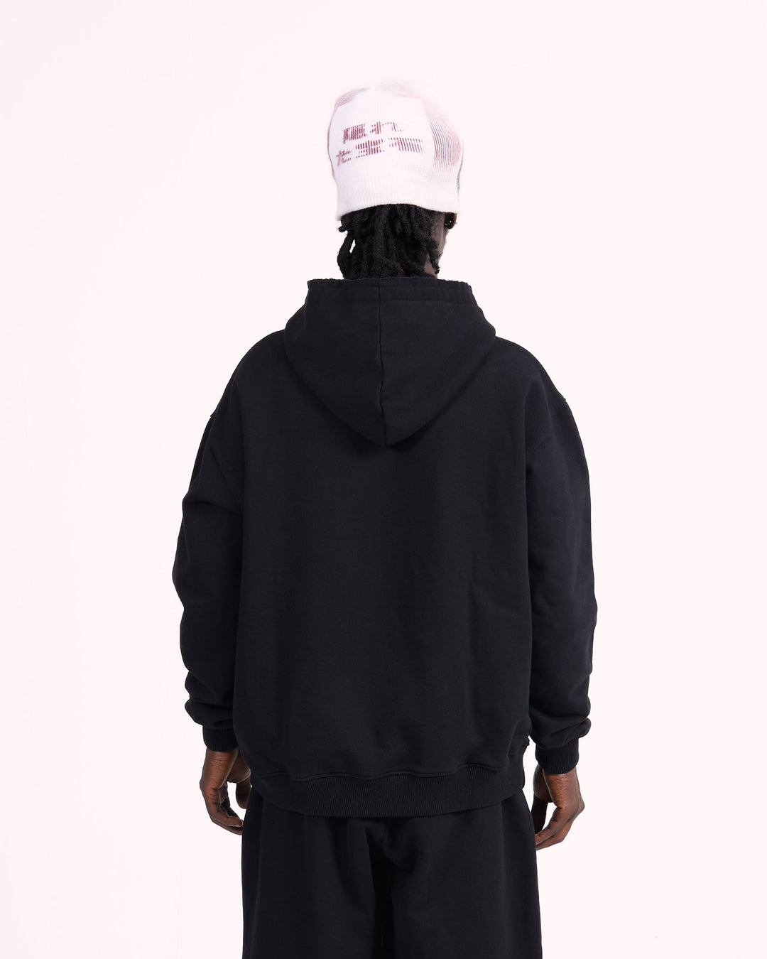 Tonal Oversized Hoodie Black