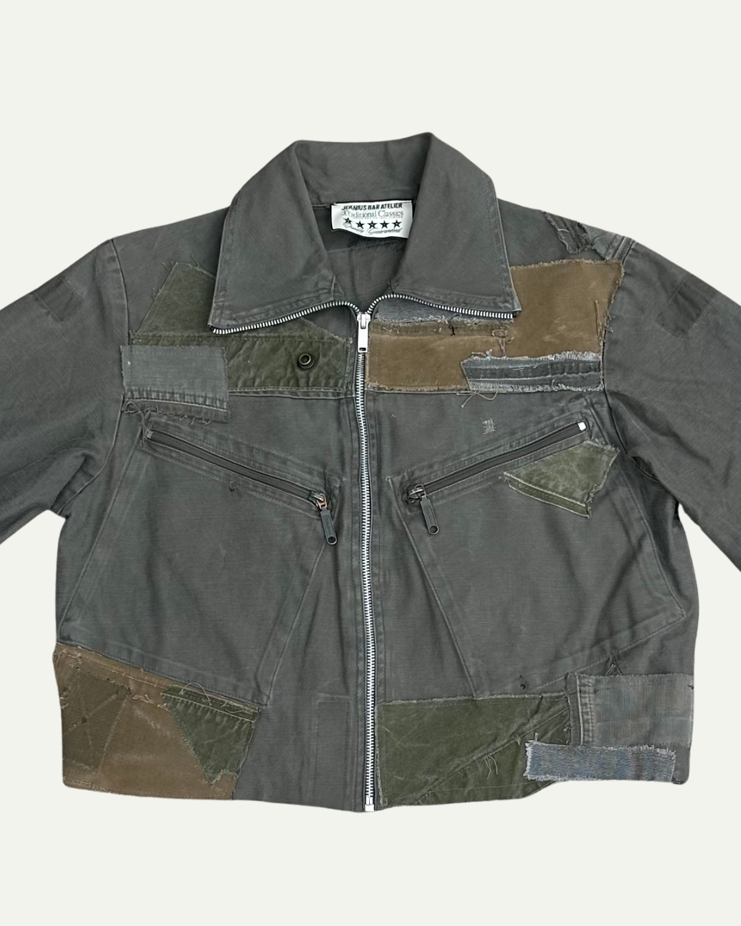 MILITIA PATCHWORK CROPPED JACKET 010-thumbmail-2