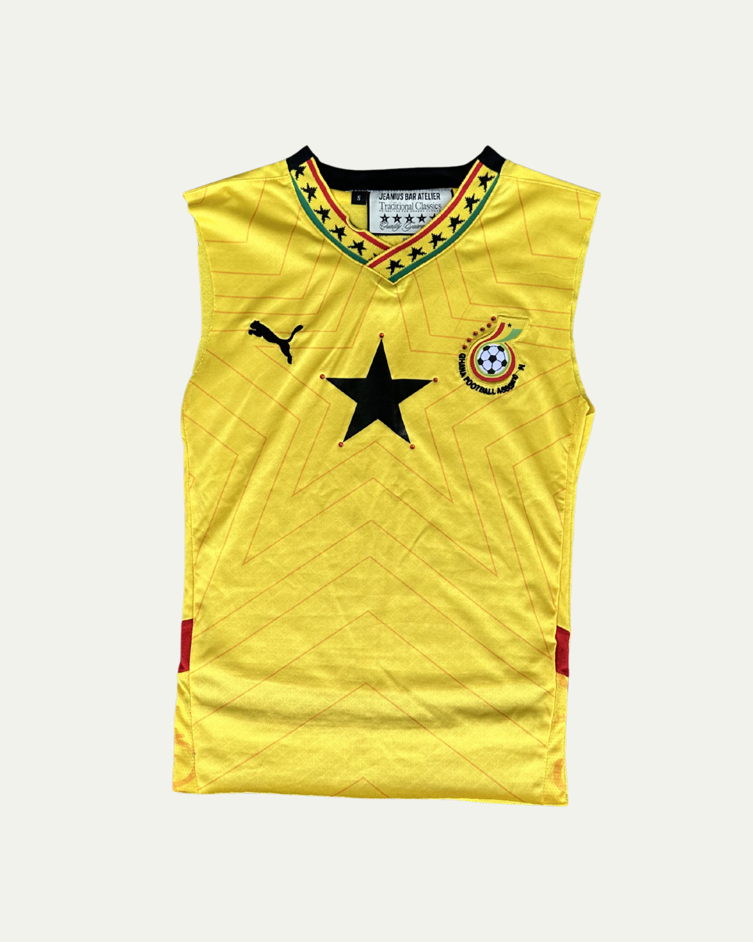 1 OF 1 GHANA RHINESTONE JERSEY YELLOW-thumbmail-1