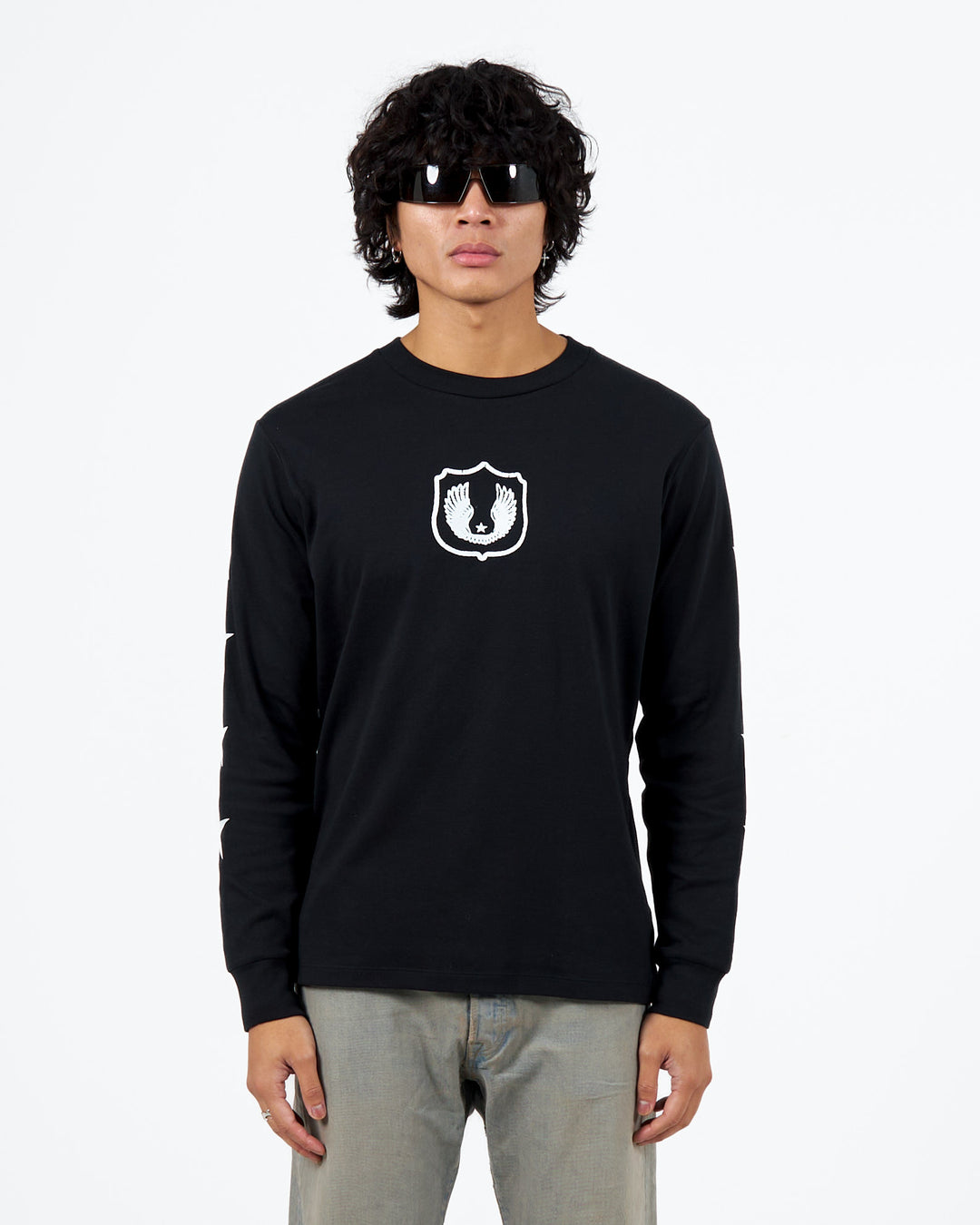 Star Crest Longsleeve Black