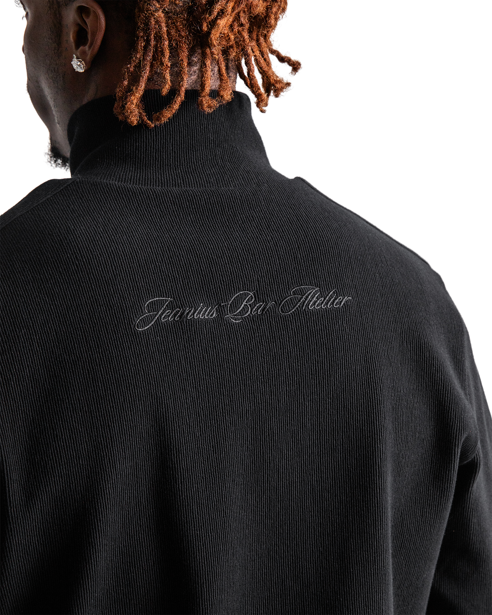 Ottoman Track Jacket - Jet Black-thumbmail-4