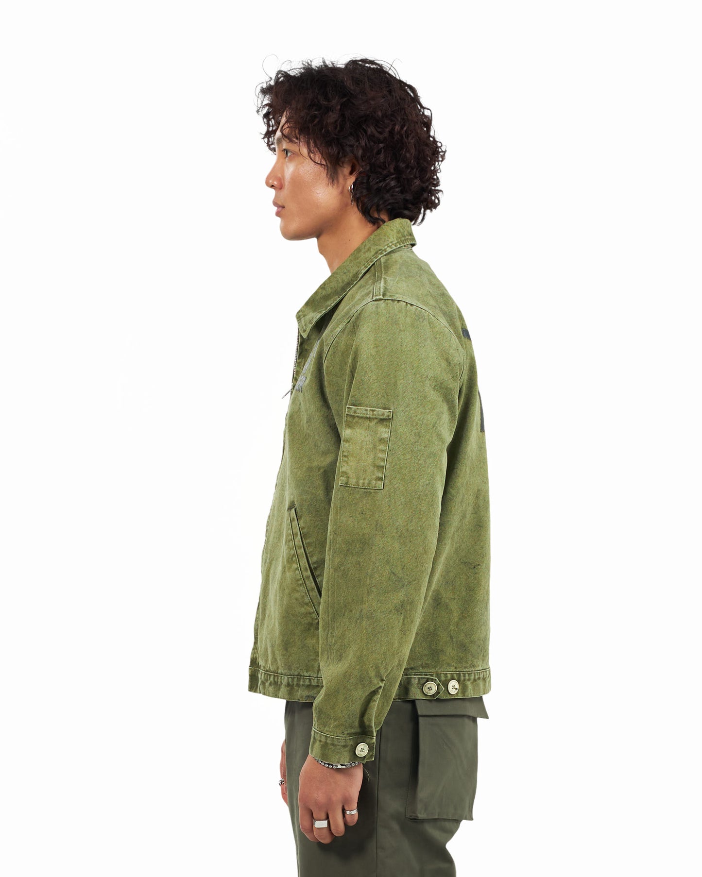 Varsity Jacket - Washed Khaki