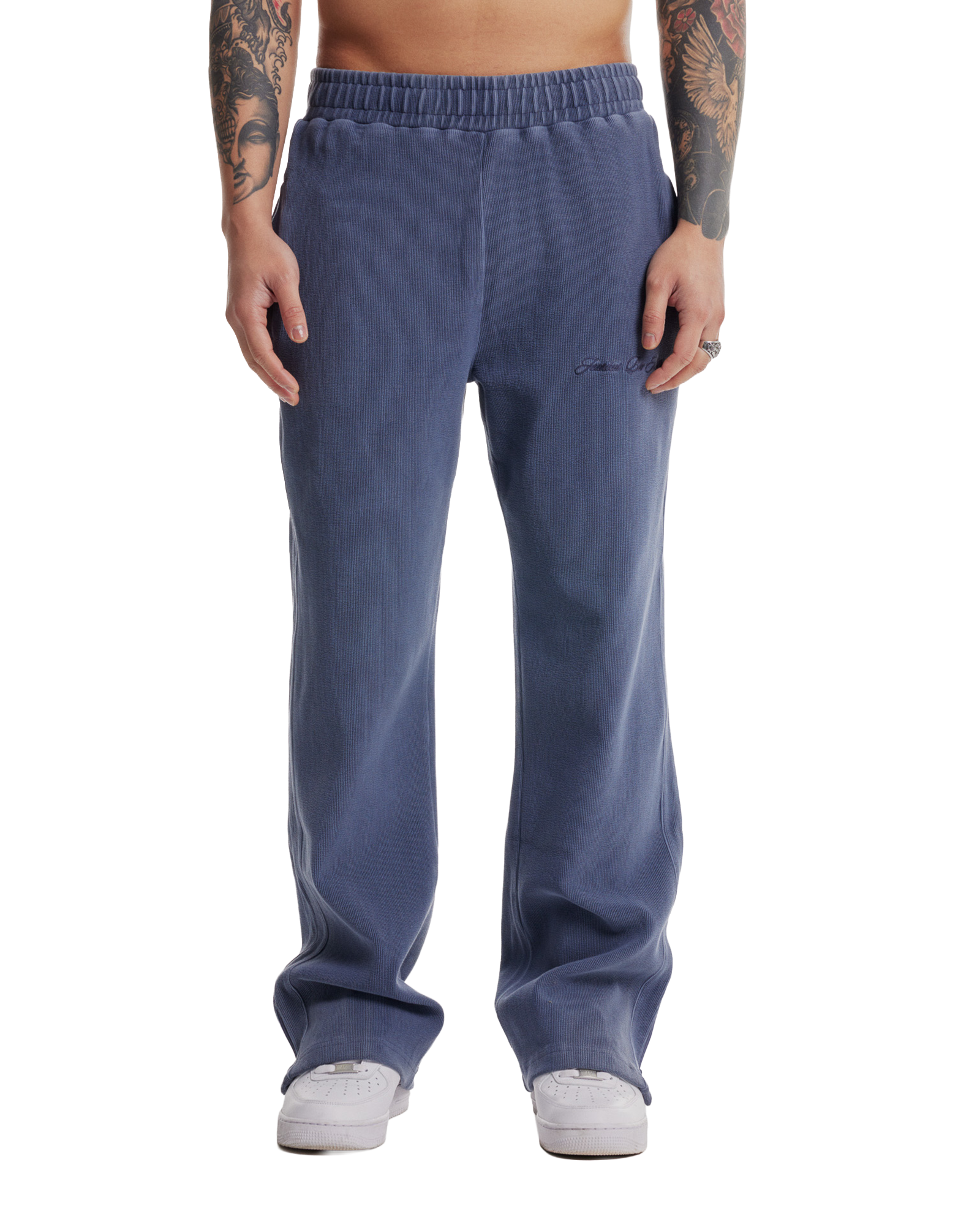 Ottoman Track Trouser - Wavy Navy
