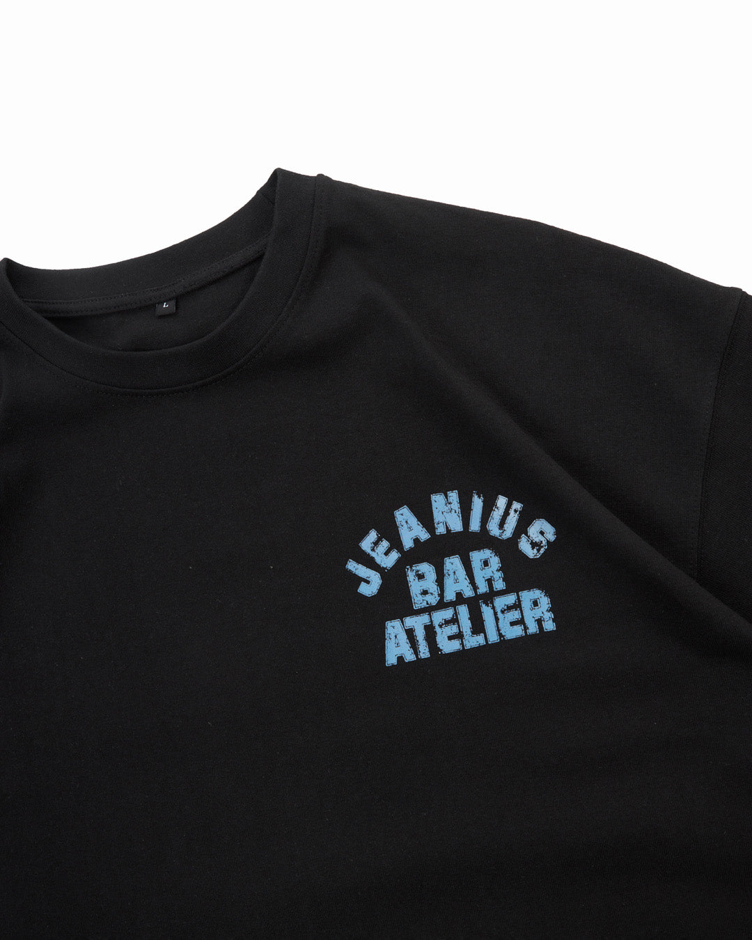 Varsity T-Shirt - Black/ Sky Blue