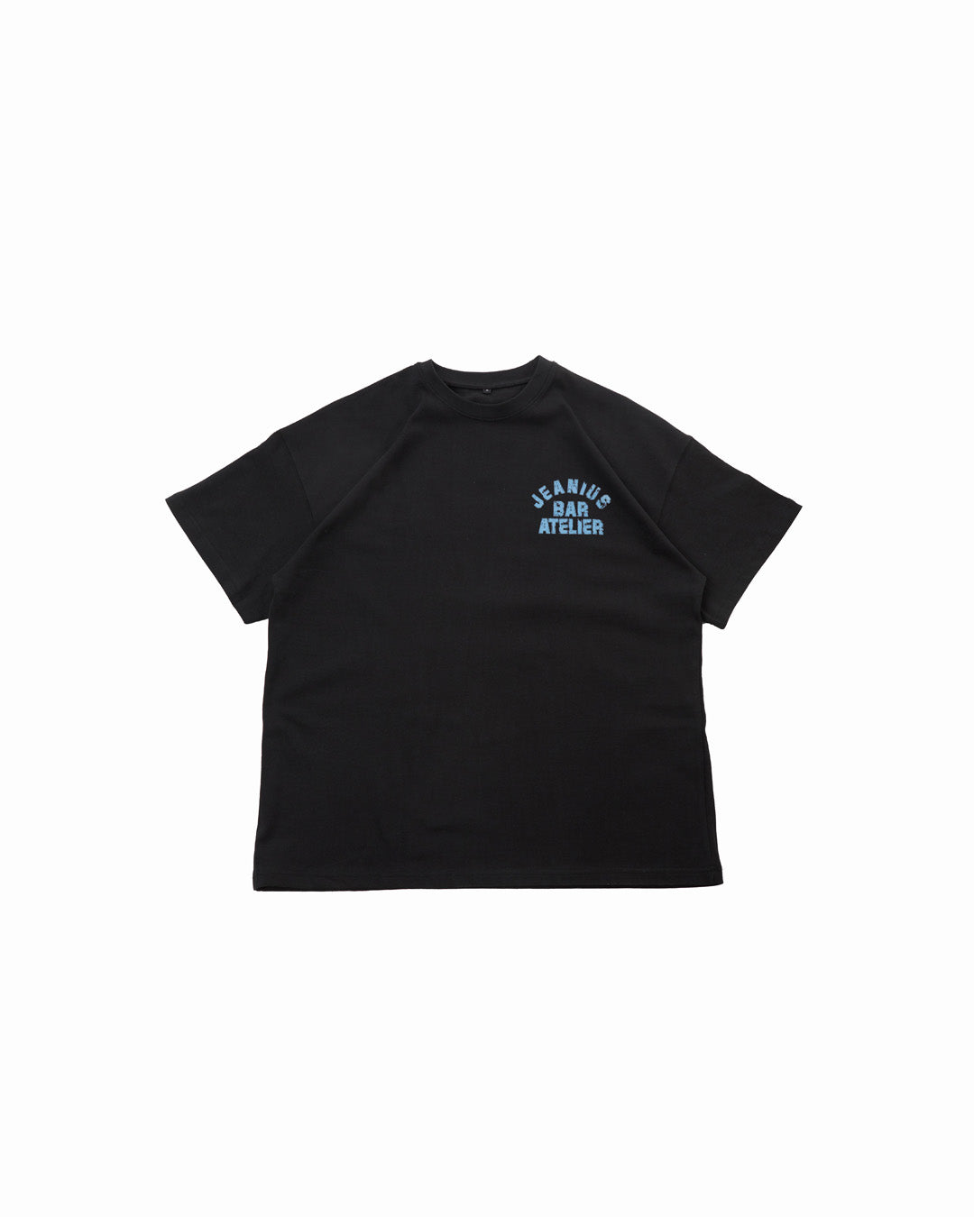 Varsity T-Shirt - Black/ Sky Blue