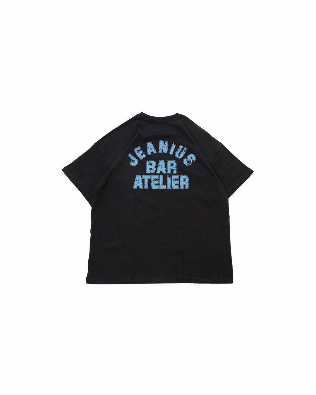 Varsity T-Shirt - Black/ Sky Blue