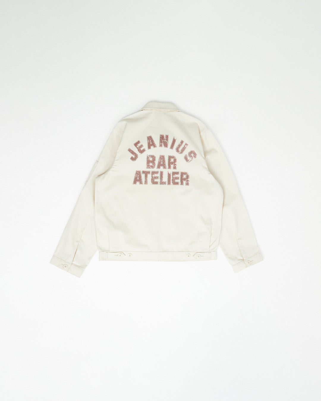 Varsity Jacket - Creme/ Brown