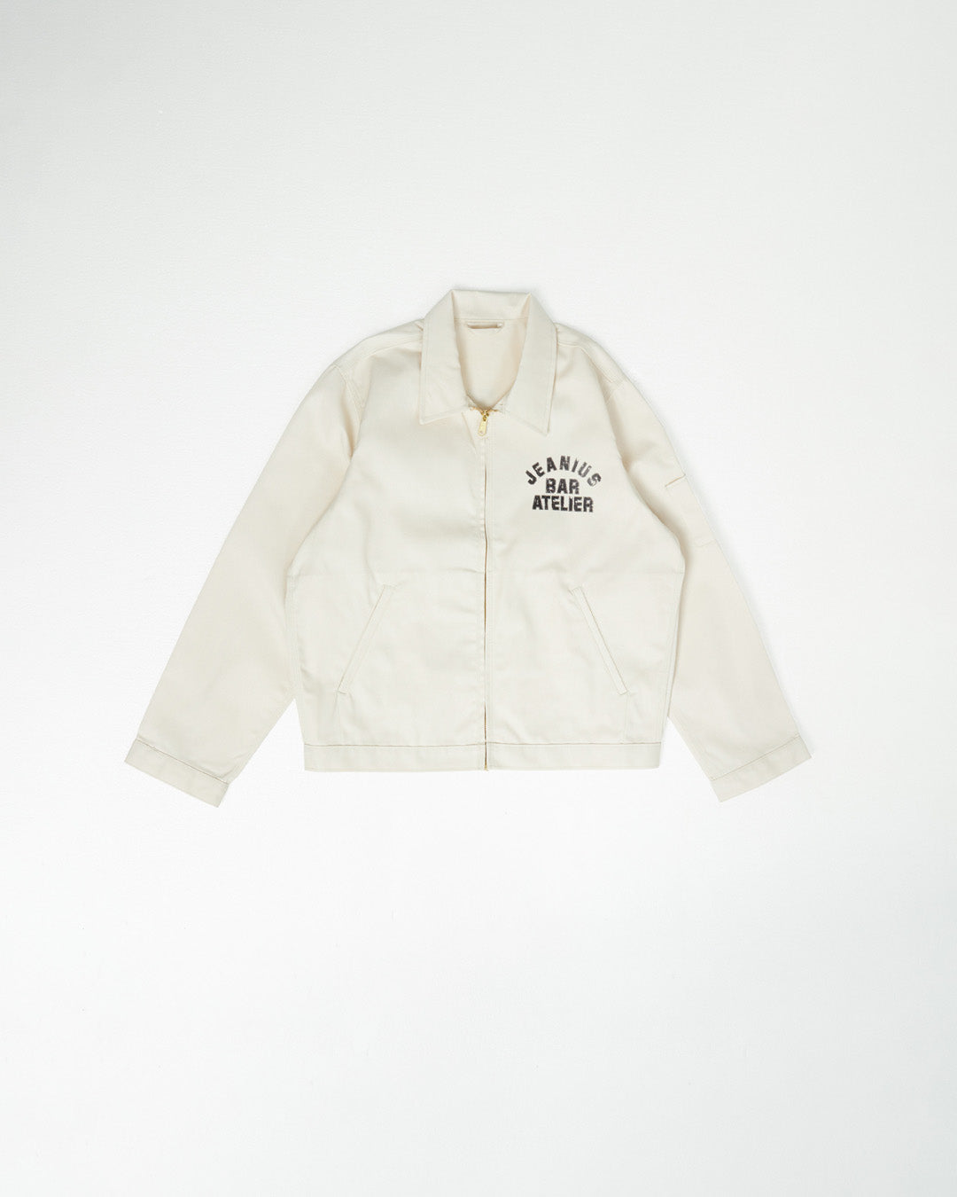 Varsity Jacket - Creme/ Black