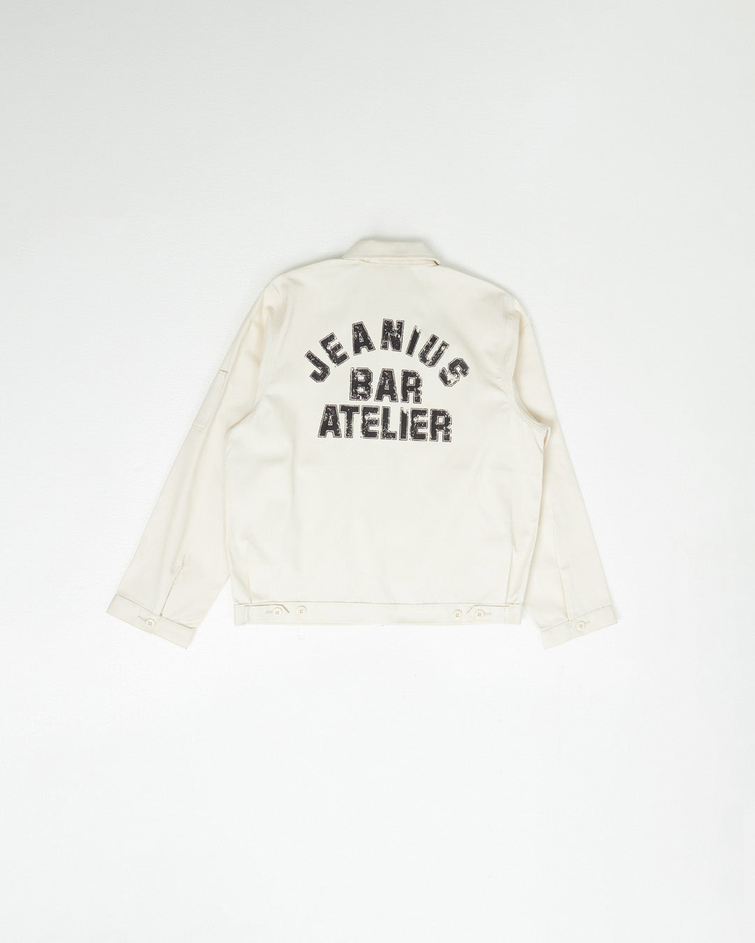 Varsity Jacket - Creme/ Black