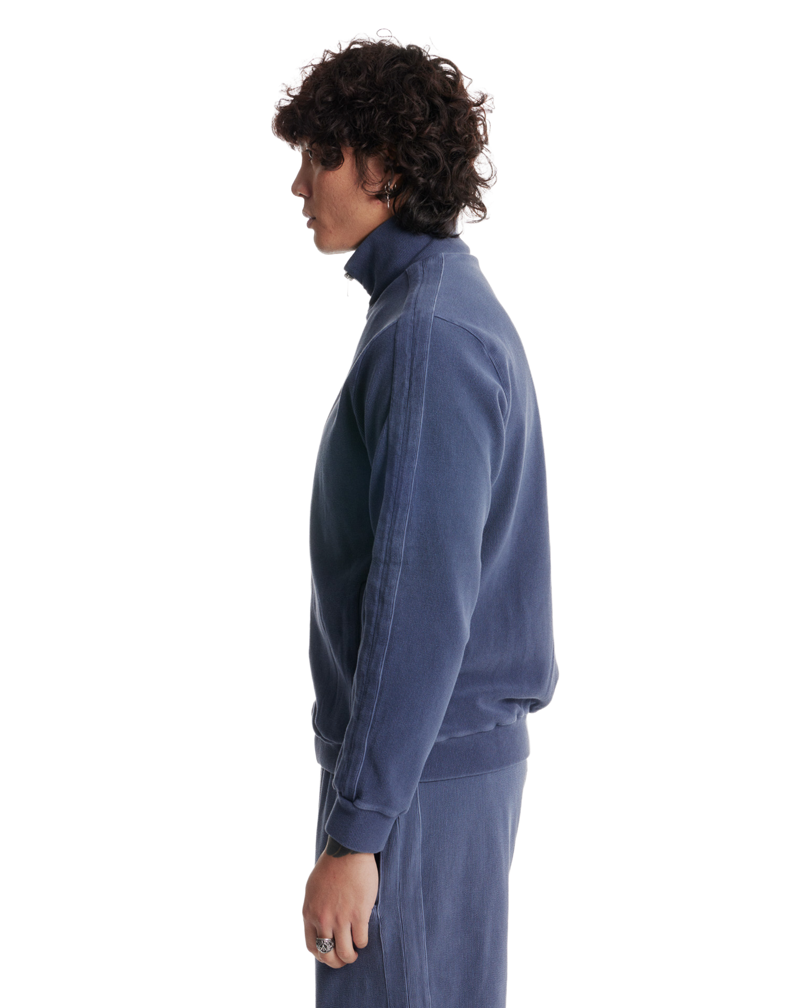 Ottoman Track Jacket - Wavy Navy