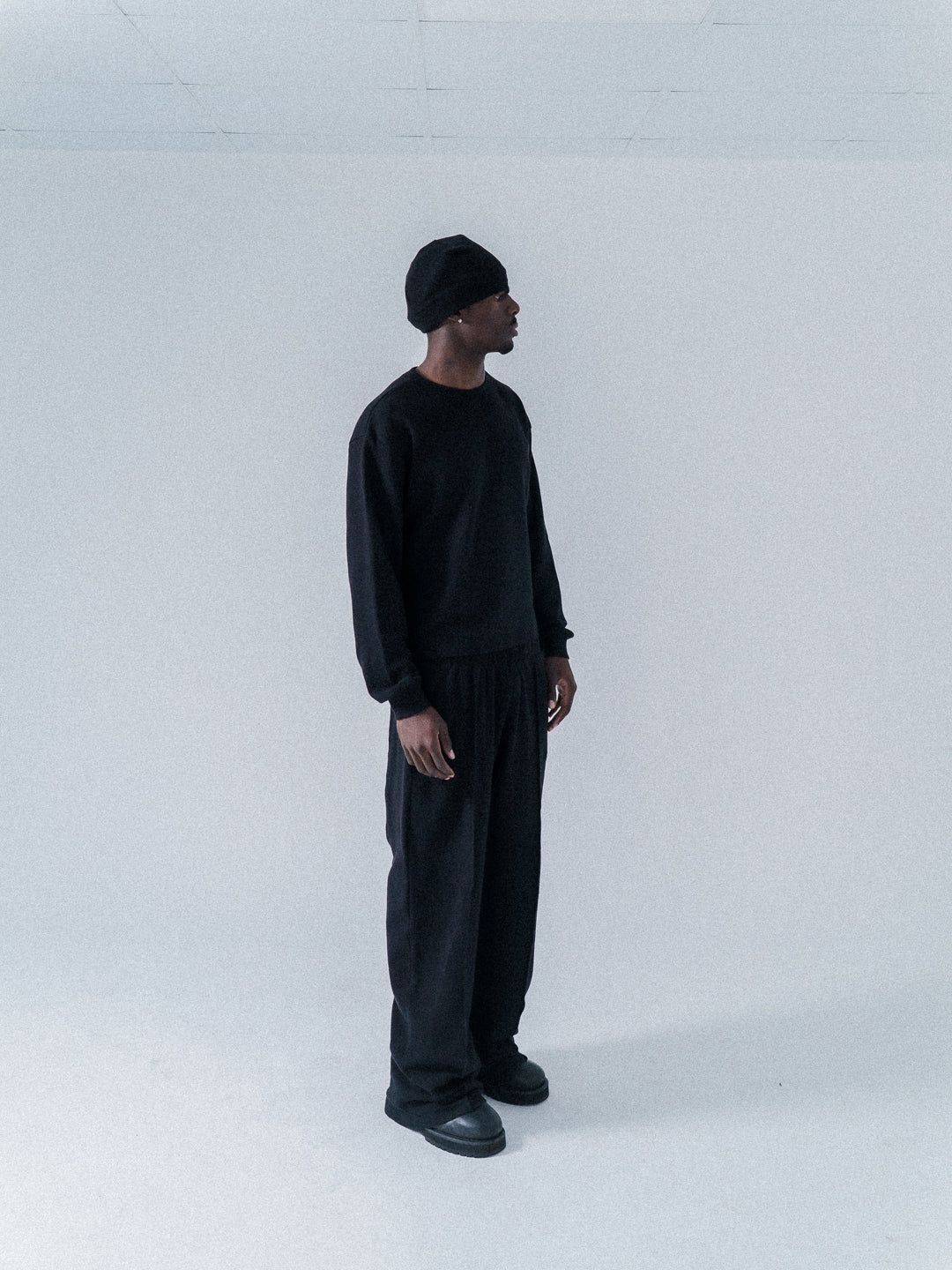 Waffle Longsleeve Black