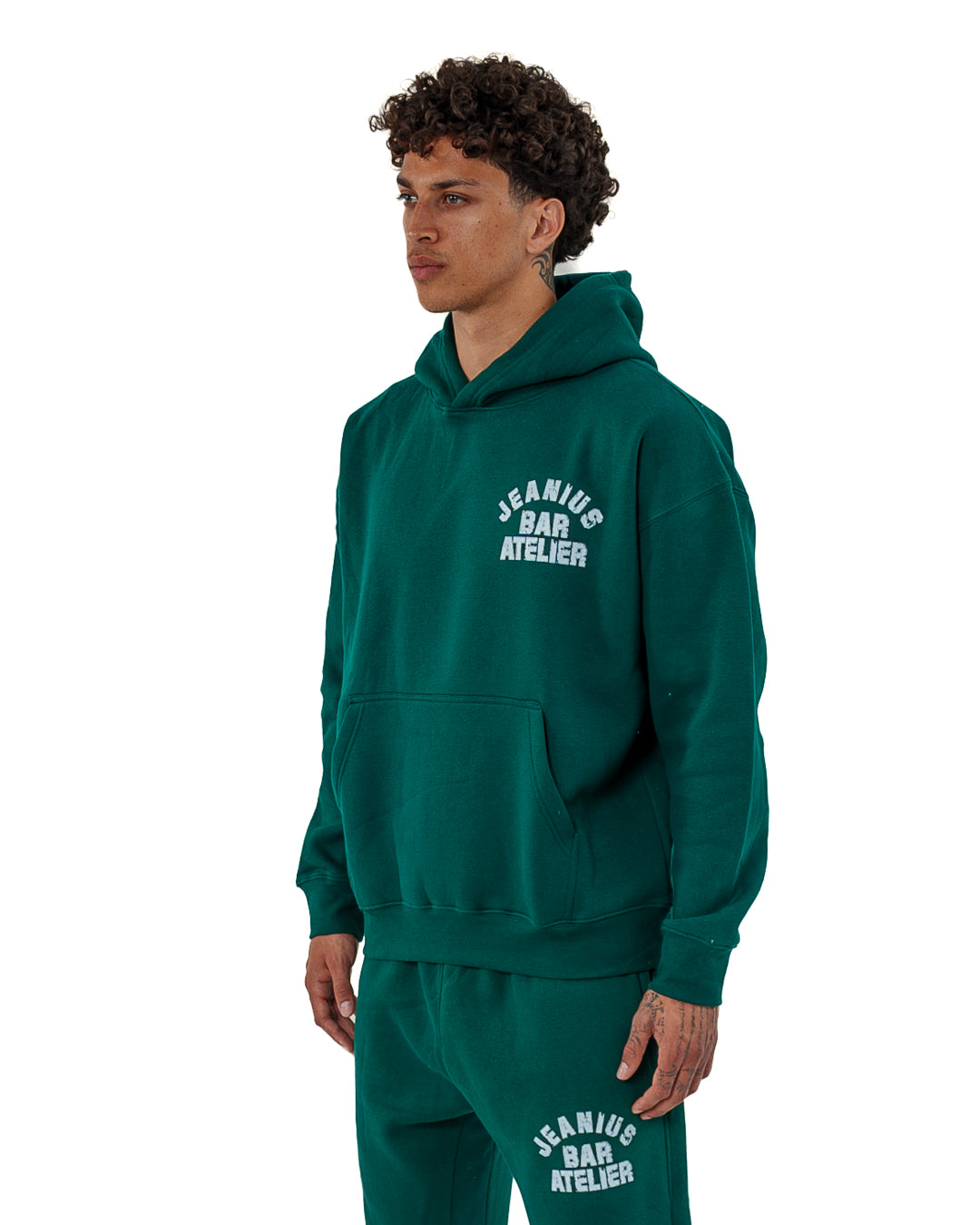 Varsity Hoodie - Forest Green