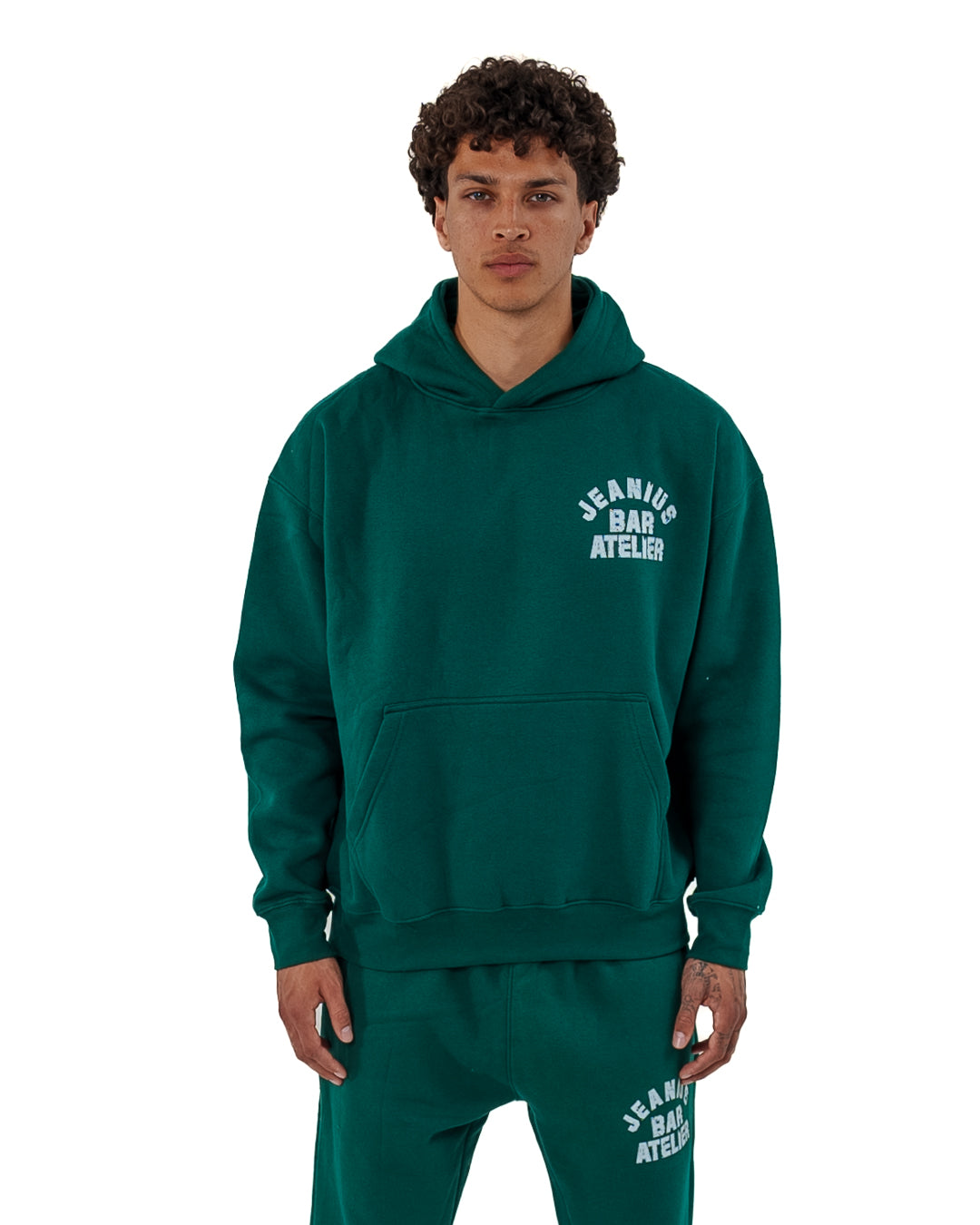 Varsity Hoodie - Forest Green