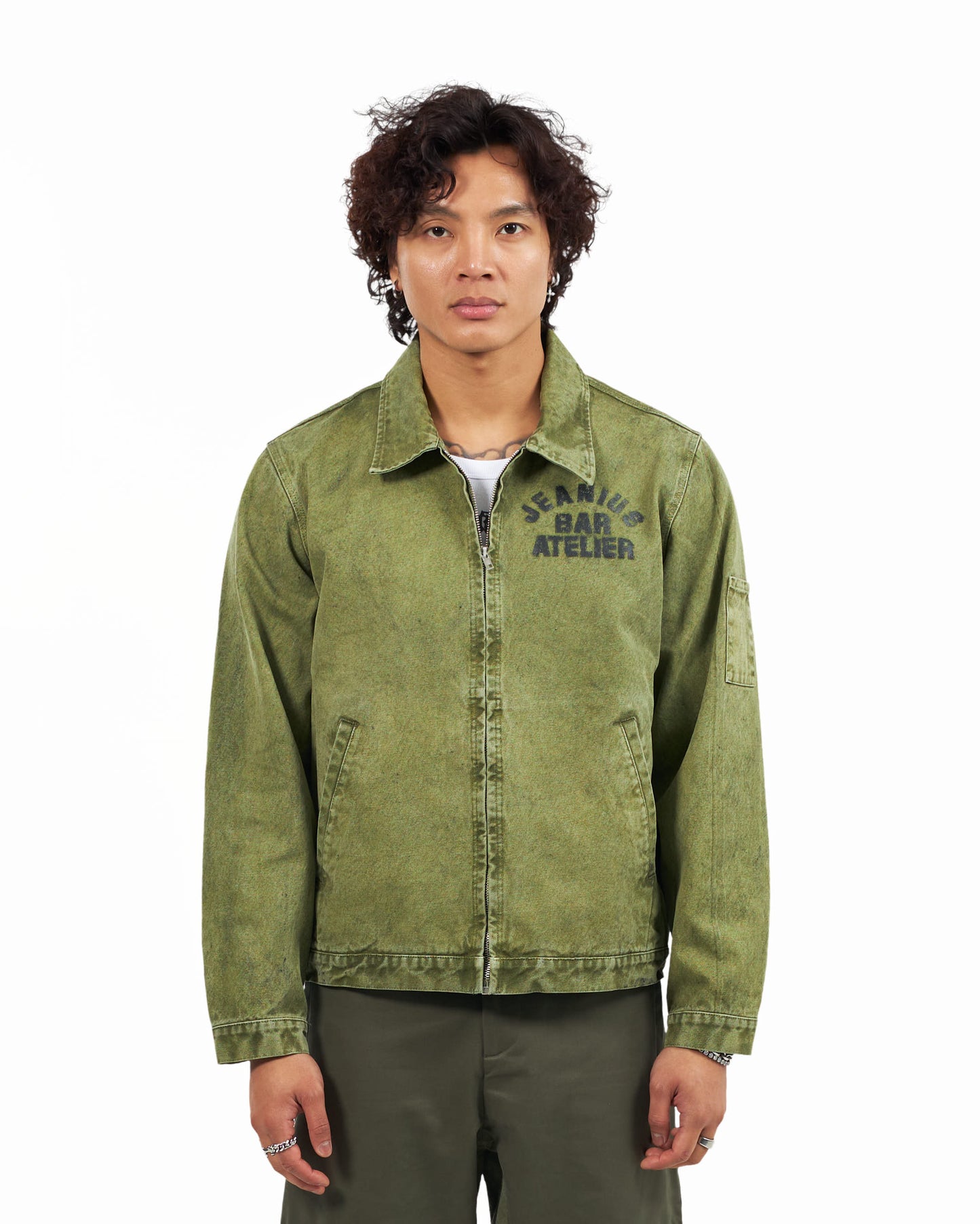 Varsity Jacket - Washed Khaki