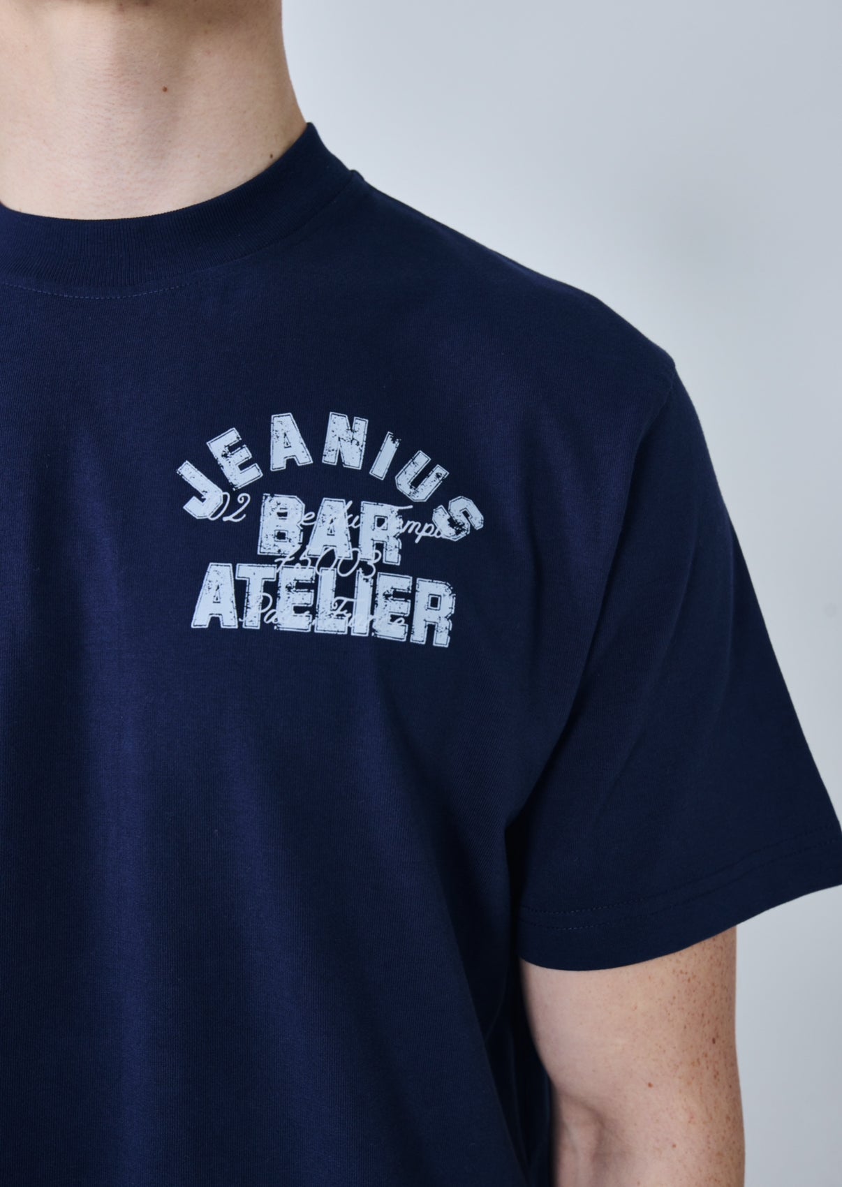 JEANIUS X MEET UP PARIS T SHIRT NAVY