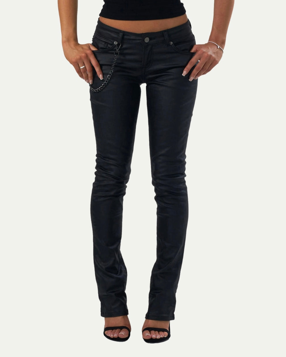 WAXED BIKER PANT-thumbmail-1
