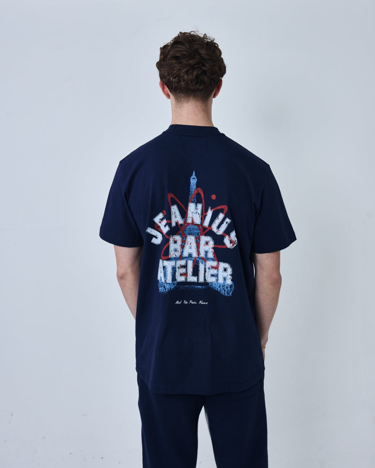 JEANIUS X MEET UP PARIS T SHIRT NAVY